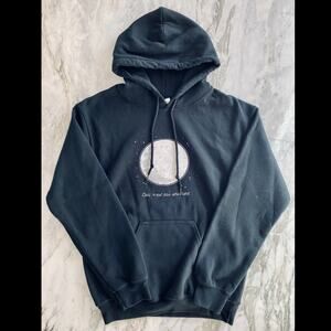 STAR WARS UNISEX ‘THATS NO MOON’ DEATH STAR HOODIE SWEATSHIRT SIZE SMALL